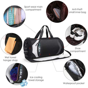Sac de Sport Femmes Grande Capacité Gym Fitness