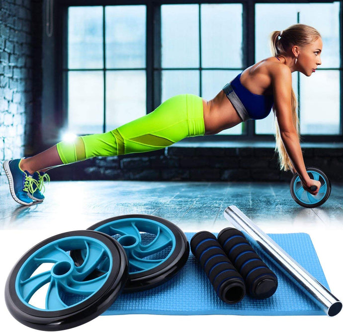 Roue abdominale, roue fitness, roue AB avec tapis