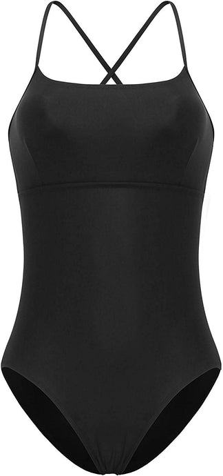 Maillot de bain une pièce pour femme avec bretelles réglables