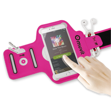 Charger l&#39;image dans la galerie, Brassard universel Muvit - Rose lycra